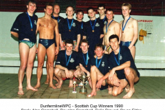 1990-Scottish-WP-Scottish-Cup-Champions-Dunfermline-with-Trophy
