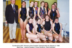 1996-Scottish-WP-Ladies-Champions-Dunfermline-with-Graz-Trophy